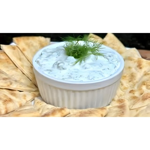 Jajik with Naan.
