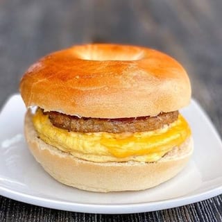 Bagel Egg & Cheese & Turkey Bacon